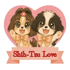 [LINEスタンプ] 私の家族のシーズー犬 5