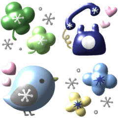 [LINEスタンプ] 北欧風スタンプ♪ぷっくり可愛い
