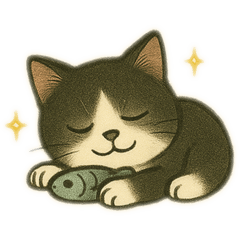 [LINEスタンプ] 白黒猫 色々スタンプ
