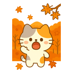 [LINEスタンプ] 小発喵の日本さんぽ旅