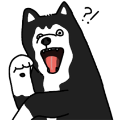 [LINEスタンプ] 私はハスキー 2