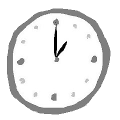 [LINEスタンプ] イラスト時計