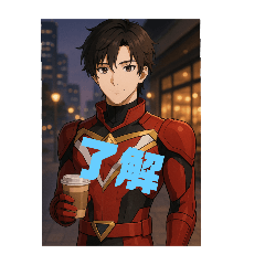 [LINEスタンプ] イケメン了解戦隊