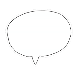 [LINEスタンプ] ふきだしのみ 画像挿入用