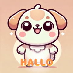 [LINEスタンプ] かわいいわんちゃんの日常