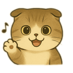 [LINEスタンプ] スコティッシュフォールドの気持ち