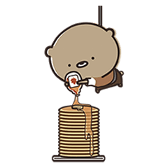 [LINEスタンプ] ゆる敬語スタンプ くまのぽんこつ