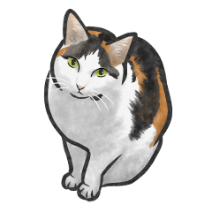[LINEスタンプ] 三毛猫スタンプ（その3）