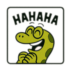 [LINEスタンプ] 色んな表情するへび
