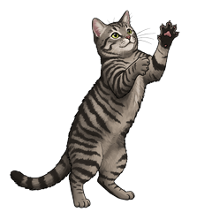 [LINEスタンプ] 汎用キジトラスタンプ3