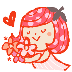 [LINEスタンプ] ガールズとフルーツと vol.1