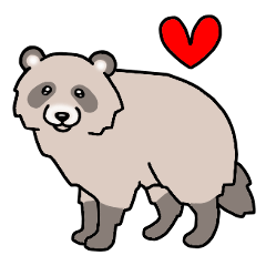[LINEスタンプ] 毎日可愛いたぬきスタンプ