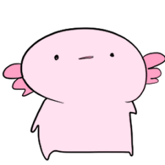 [LINEスタンプ] 動く！なんだかゆるいウーパールーパー