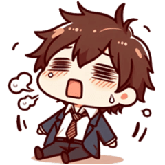 [LINEスタンプ] もう無理だ...