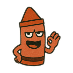 [LINEスタンプ] 不機嫌クレヨン