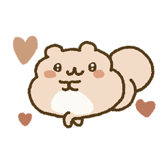 [LINEスタンプ] ぽちゃリスのスタンプ2