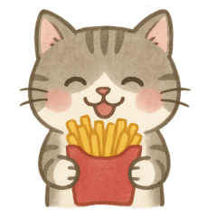 [LINEスタンプ] どうぶつ×たべものスタンプ