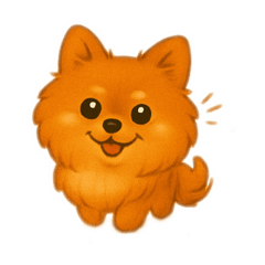 [LINEスタンプ] 色々 ポメラニアン