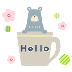 [LINEスタンプ] 北欧風＊大人かわいい森のどうぶつ達