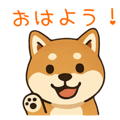 [LINEスタンプ] 『毎日使える♪』柴犬スタンプ