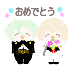[LINEスタンプ] 【刀剣乱舞】髭切・膝丸【日常使える♪】
