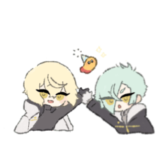 [LINEスタンプ] 源氏兄弟とちょこっとおちびのスタンプ
