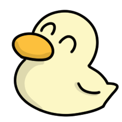 [LINEスタンプ] 動く！愉快なあひる