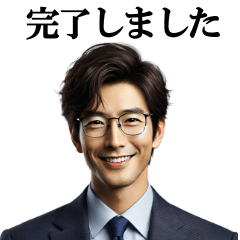 [LINEスタンプ] サラリーマンの報告を伝えるスタンプ☆