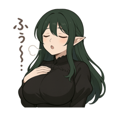 [LINEスタンプ] な〜ずカフェ  ふんわり、るな便り