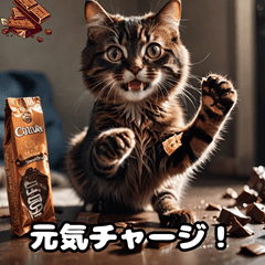 [LINEスタンプ] のんびりにゃんこタイム