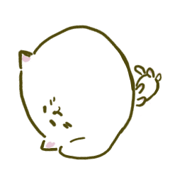 [LINEスタンプ] ねこ風_