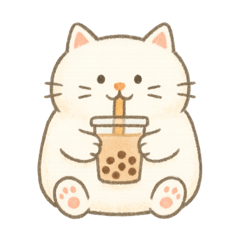 [LINEスタンプ] まるまる猫、スリムになる！？