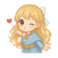[LINEスタンプ] タイのドレスの小さなお姫さま