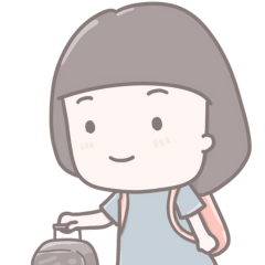 [LINEスタンプ] 旅する女の子の日常スタンプ