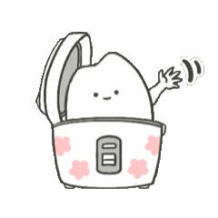 [LINEスタンプ] 動く〜お米〜