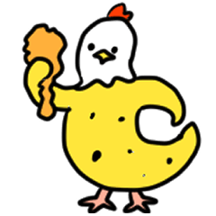 [LINEスタンプ] チキンバナナ