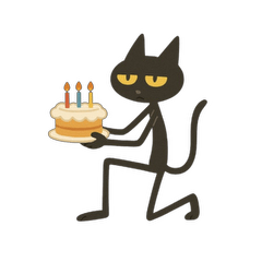 [LINEスタンプ] けだるい黒猫★けっだるニャン3