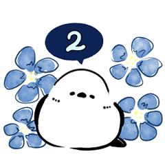 [LINEスタンプ] ふーさん2 -ふくふくシマエナガ-