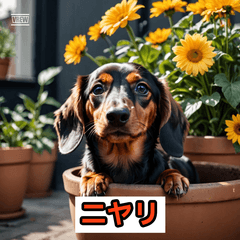 [LINEスタンプ] ダックスフンドだよ！