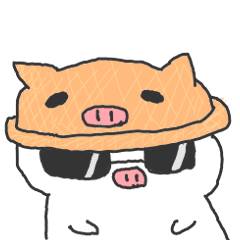 [LINEスタンプ] 動く豚