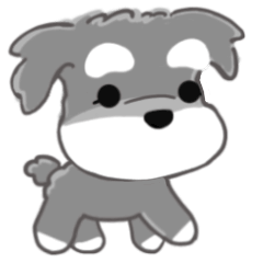 [LINEスタンプ] かわいいシュナ犬なんとなく動く