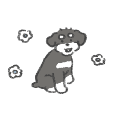 [LINEスタンプ] シュナウザースタンプ58
