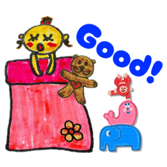 [LINEスタンプ] 寝ながらしゃべる赤ちゃんたんこ